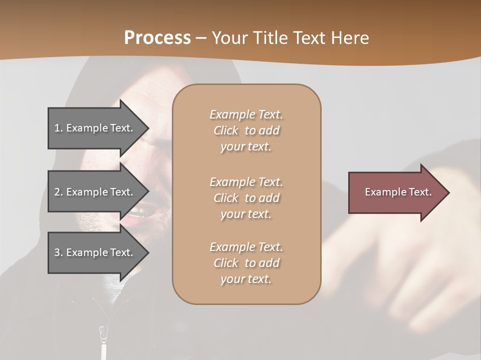 Gunman Male Terrorist PowerPoint Template
