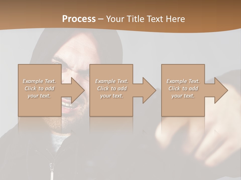 Gunman Male Terrorist PowerPoint Template