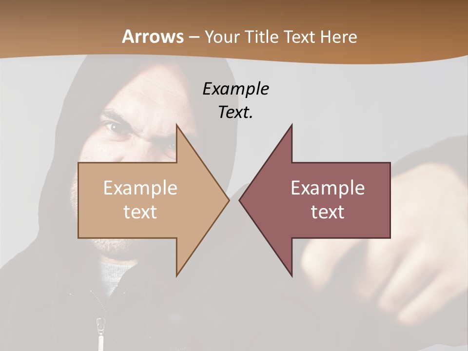 Gunman Male Terrorist PowerPoint Template