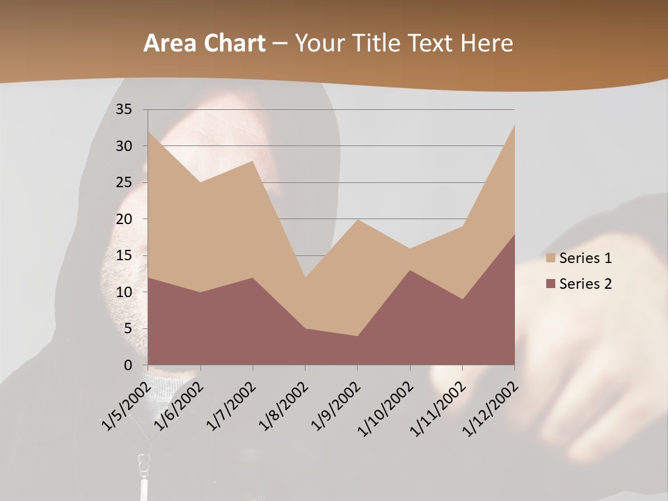 Gunman Male Terrorist PowerPoint Template