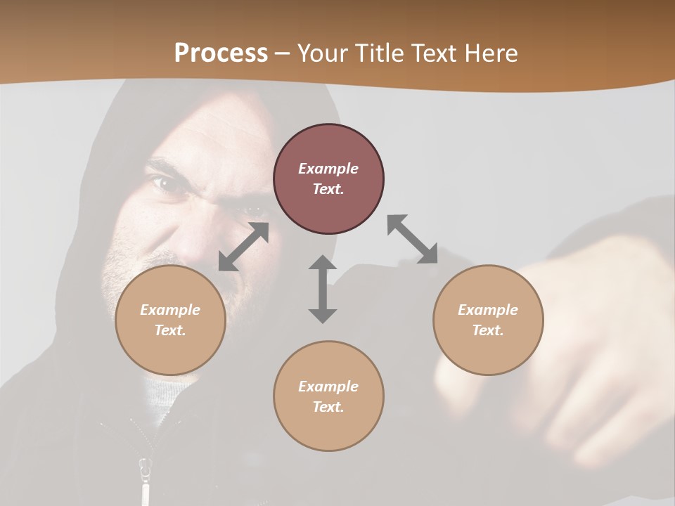 Gunman Male Terrorist PowerPoint Template