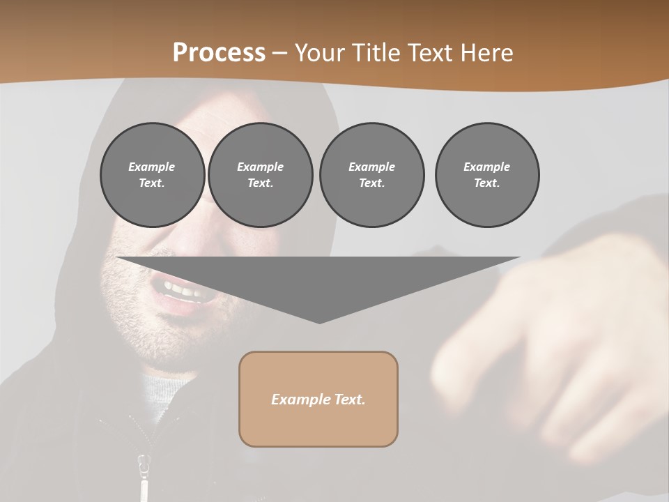 Gunman Male Terrorist PowerPoint Template