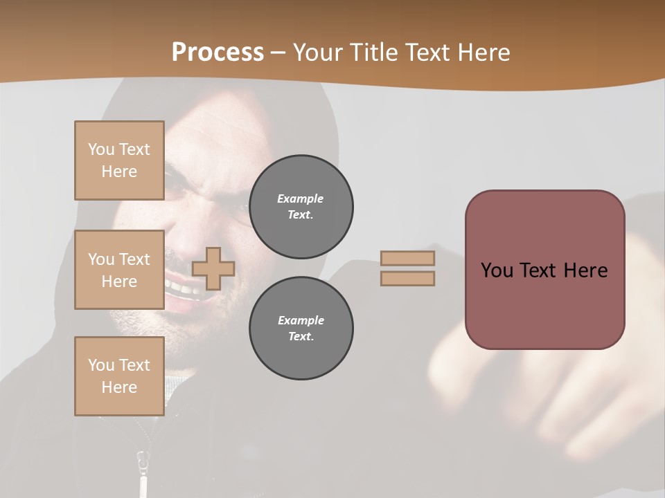 Gunman Male Terrorist PowerPoint Template