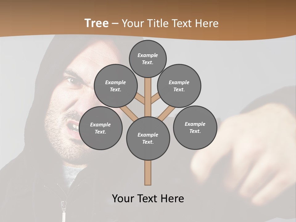 Gunman Male Terrorist PowerPoint Template