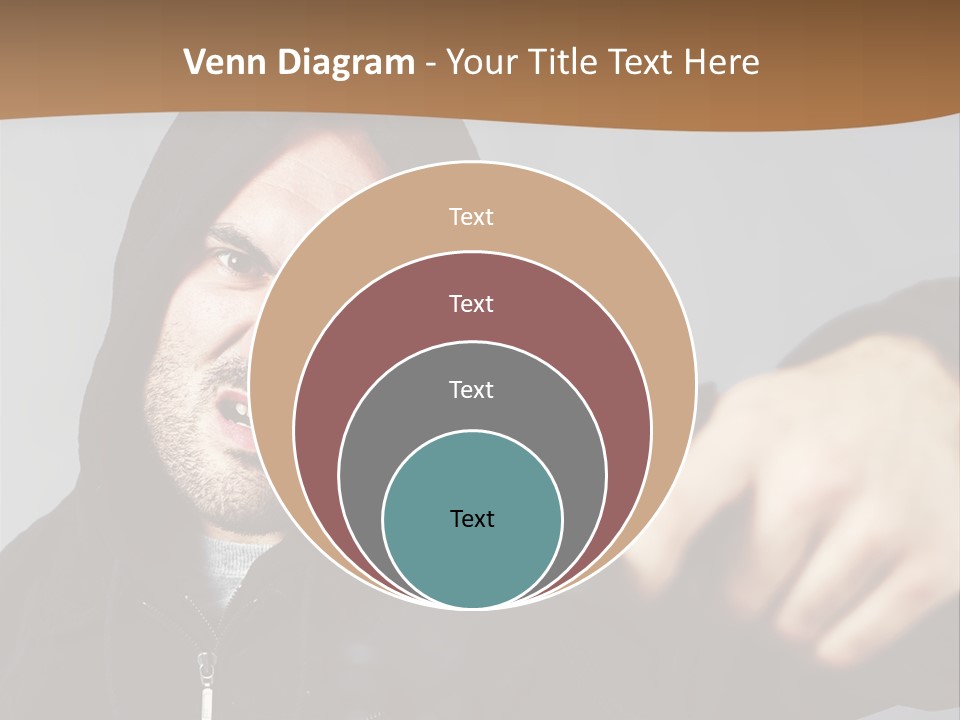 Gunman Male Terrorist PowerPoint Template