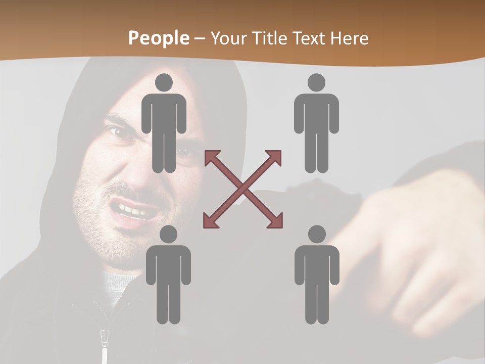 Gunman Male Terrorist PowerPoint Template