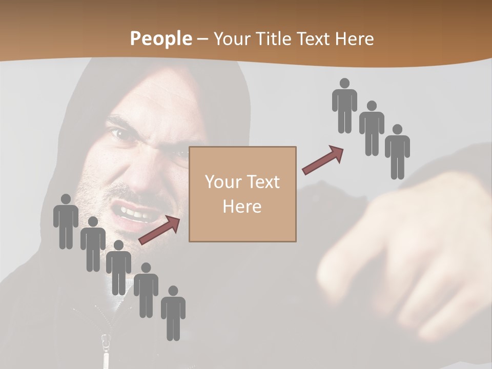 Gunman Male Terrorist PowerPoint Template