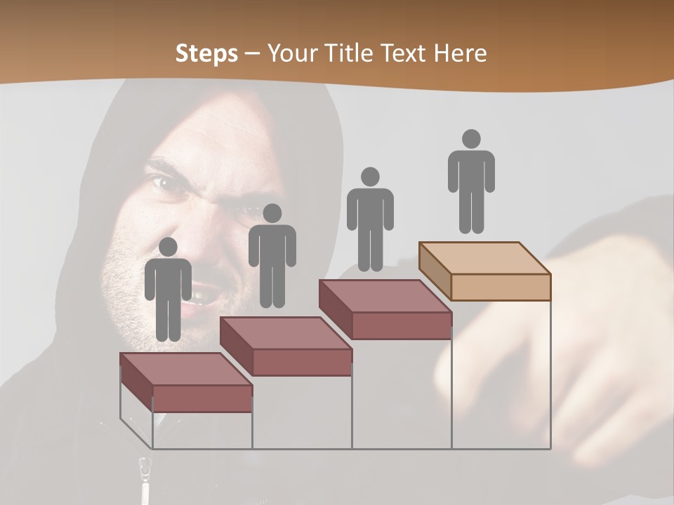 Gunman Male Terrorist PowerPoint Template