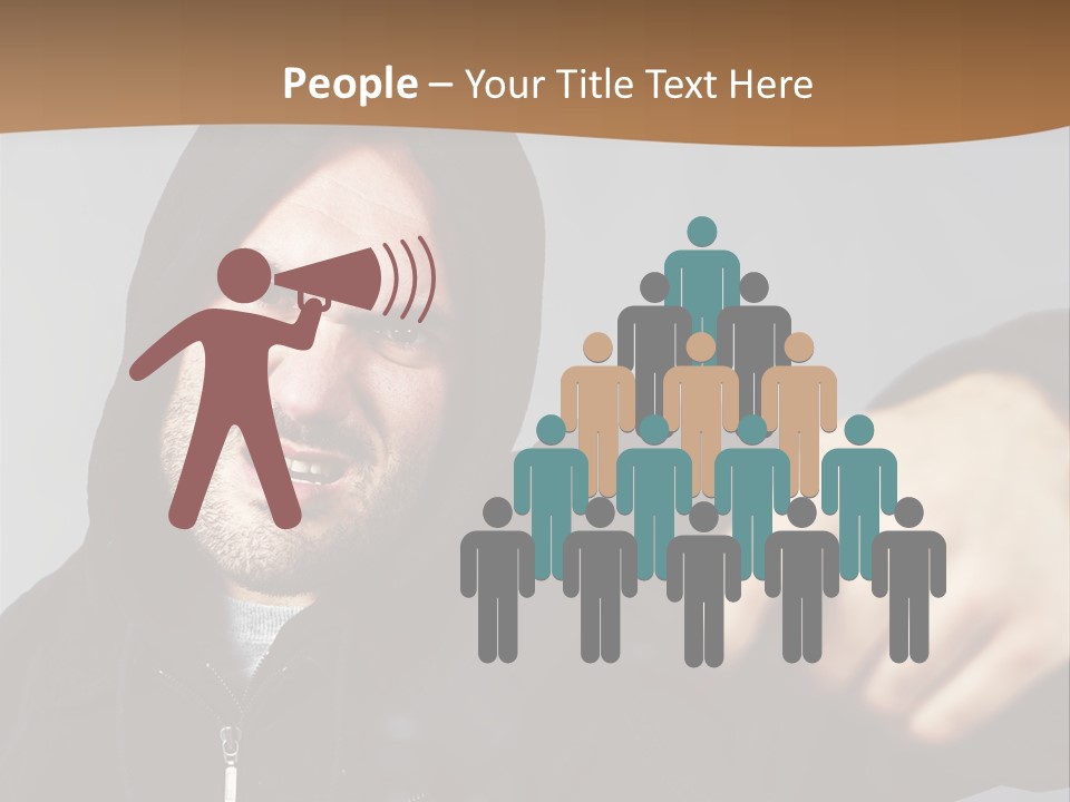 Gunman Male Terrorist PowerPoint Template