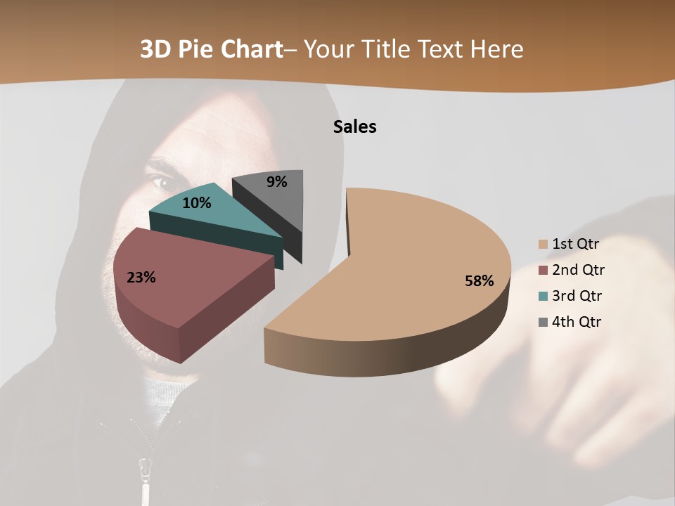 Gunman Male Terrorist PowerPoint Template