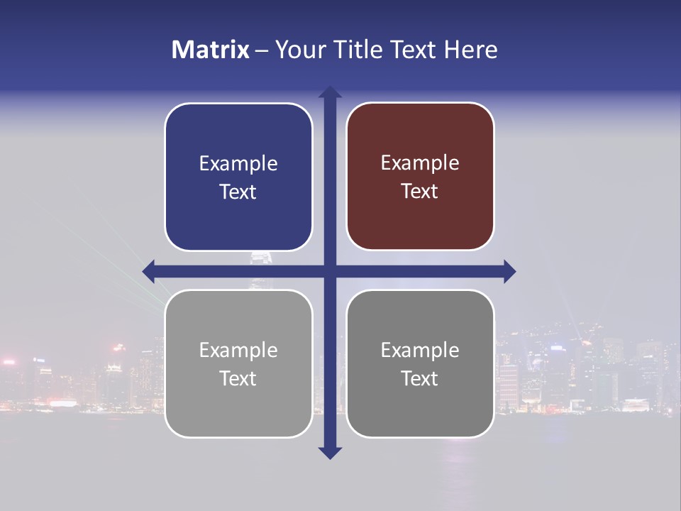 Sea Light Finance PowerPoint Template