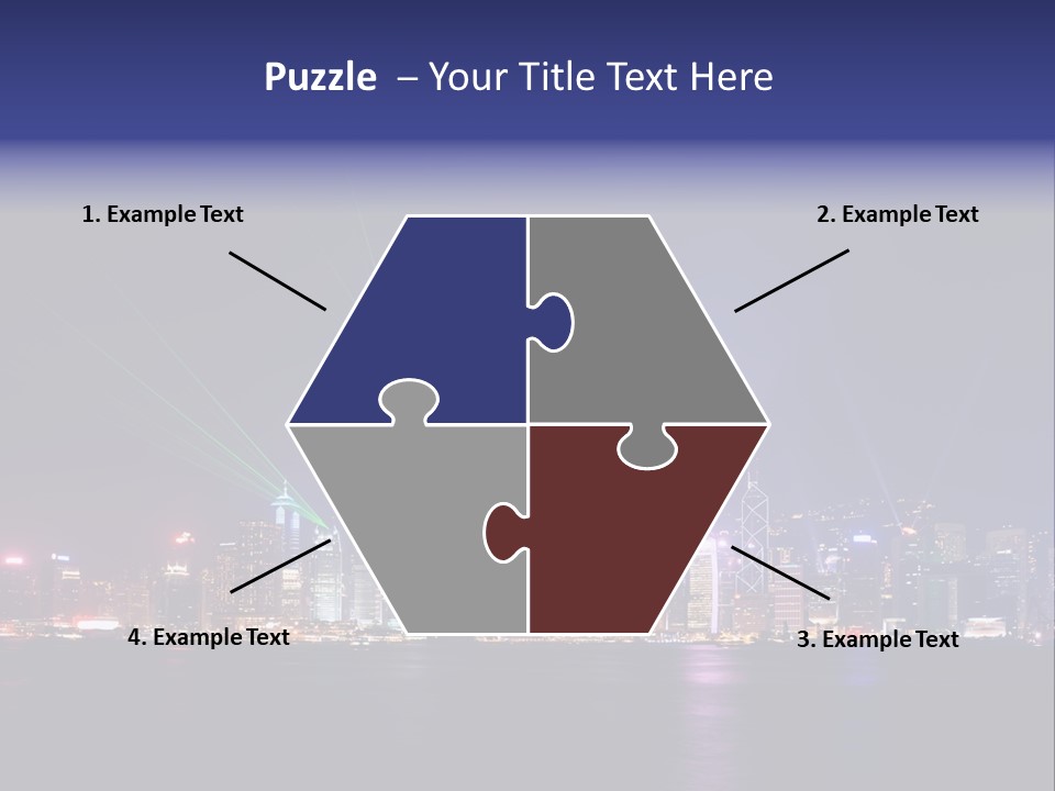 Sea Light Finance PowerPoint Template