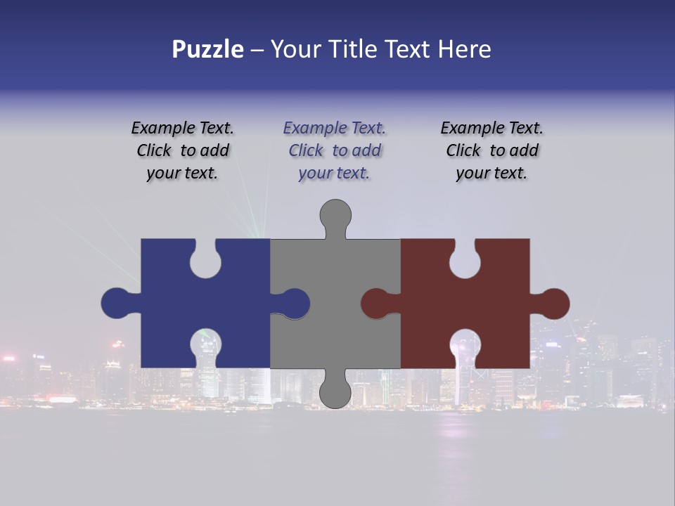 Sea Light Finance PowerPoint Template