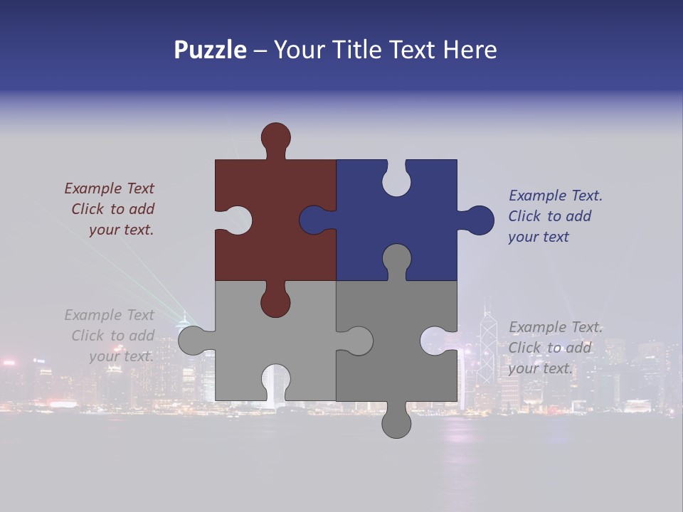 Sea Light Finance PowerPoint Template