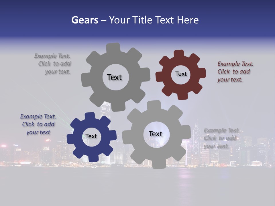 Sea Light Finance PowerPoint Template