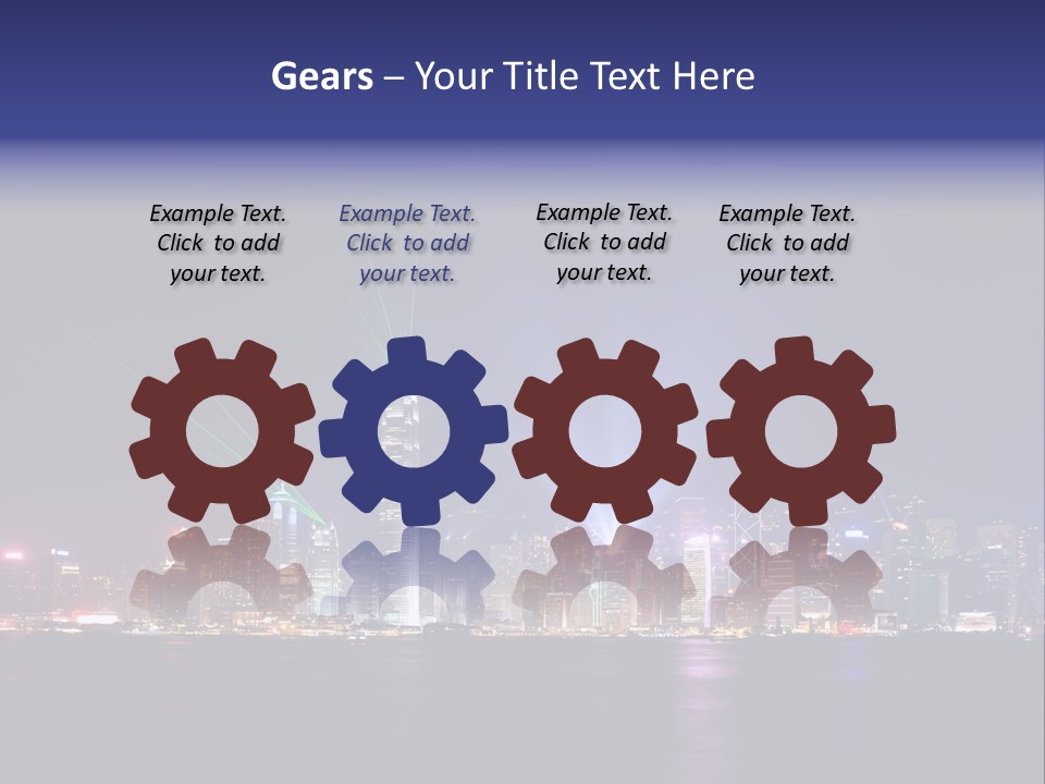 Sea Light Finance PowerPoint Template