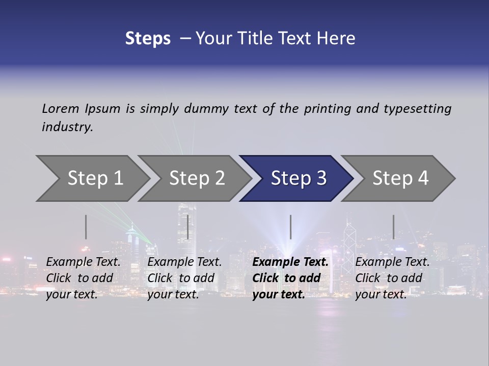 Sea Light Finance PowerPoint Template