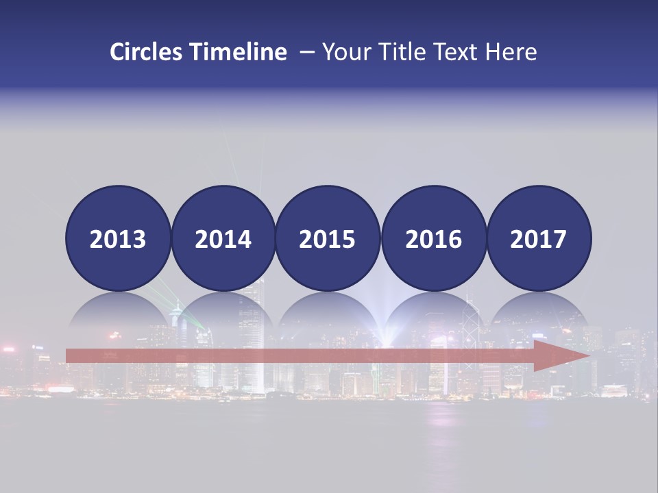 Sea Light Finance PowerPoint Template