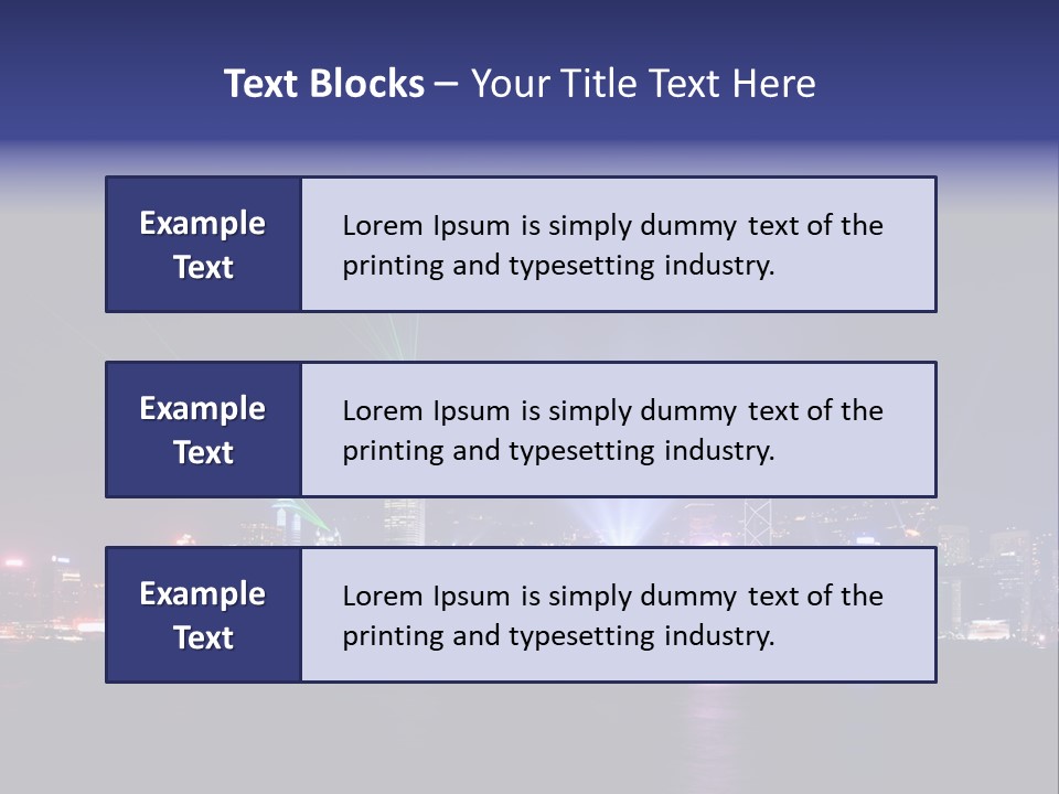 Sea Light Finance PowerPoint Template