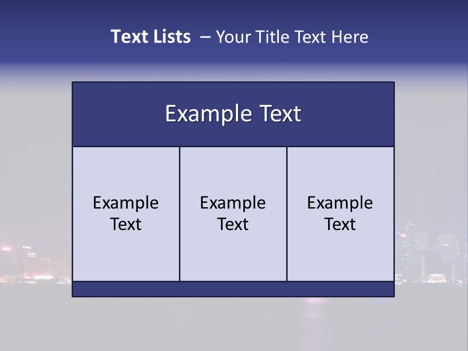 Sea Light Finance PowerPoint Template