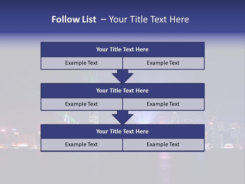 Sea Light Finance PowerPoint Template