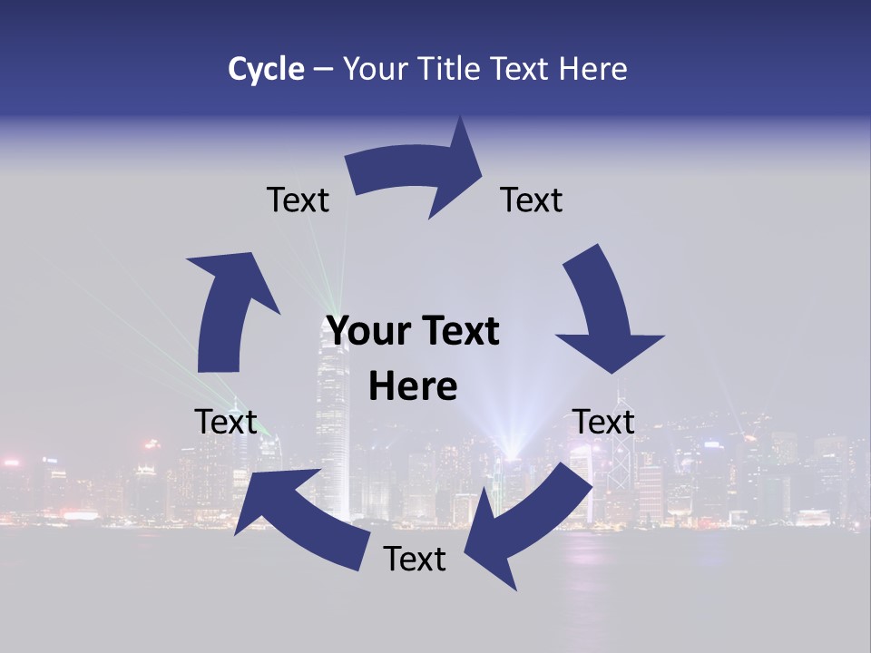 Sea Light Finance PowerPoint Template