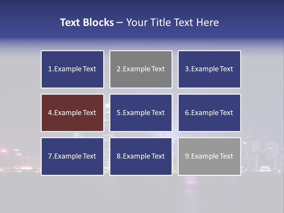 Sea Light Finance PowerPoint Template