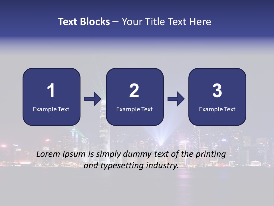 Sea Light Finance PowerPoint Template