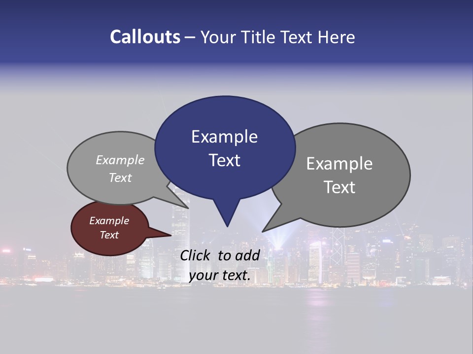 Sea Light Finance PowerPoint Template