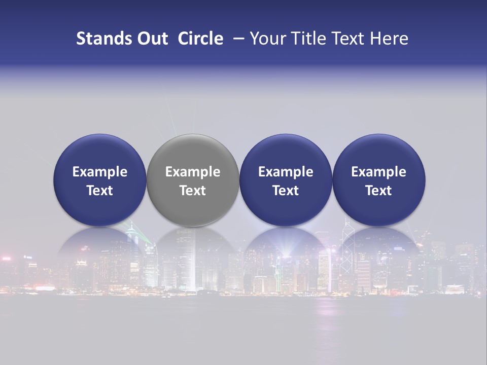 Sea Light Finance PowerPoint Template