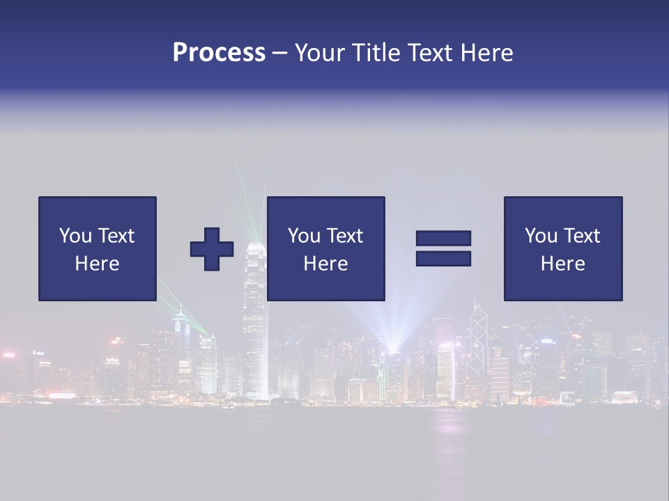 Sea Light Finance PowerPoint Template