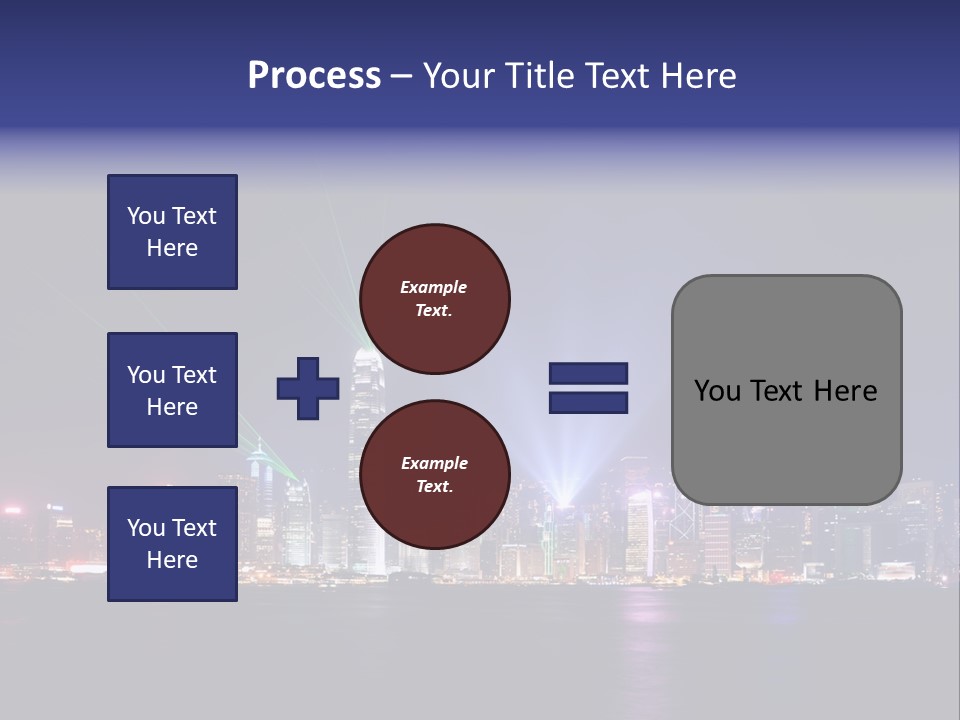 Sea Light Finance PowerPoint Template