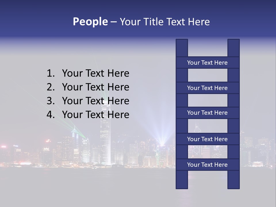 Sea Light Finance PowerPoint Template