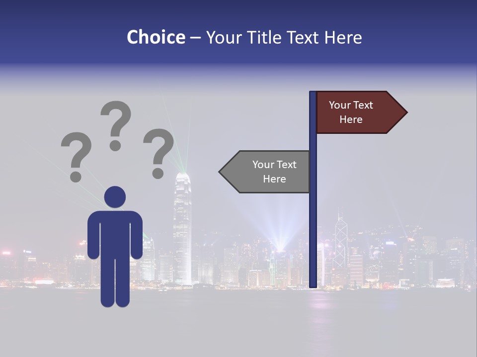 Sea Light Finance PowerPoint Template