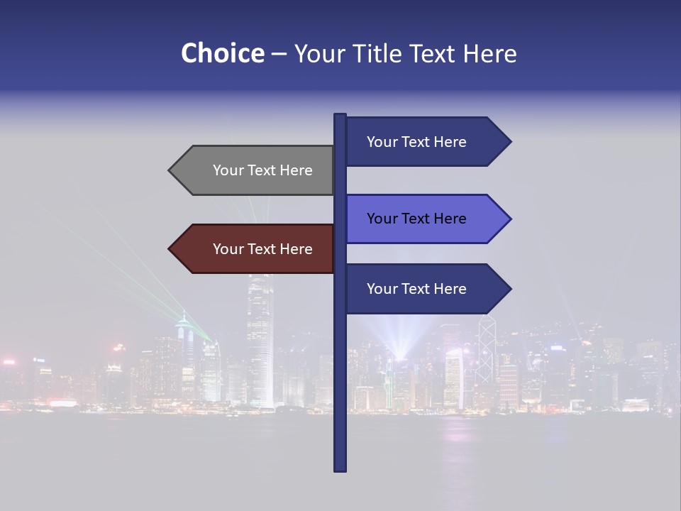Sea Light Finance PowerPoint Template