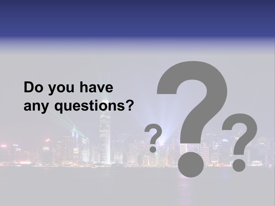 Sea Light Finance PowerPoint Template