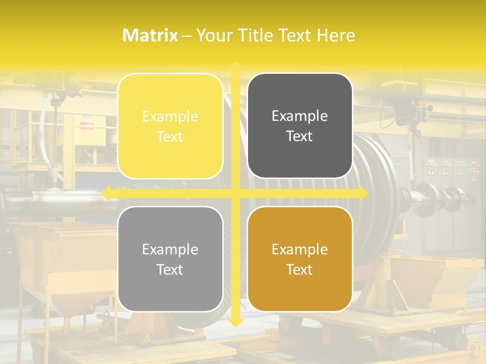 Manufacturing Electricity Technology PowerPoint Template