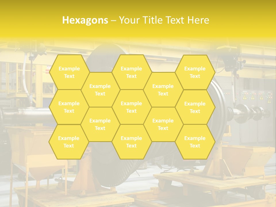 Manufacturing Electricity Technology PowerPoint Template
