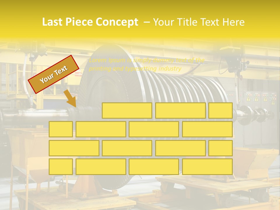 Manufacturing Electricity Technology PowerPoint Template