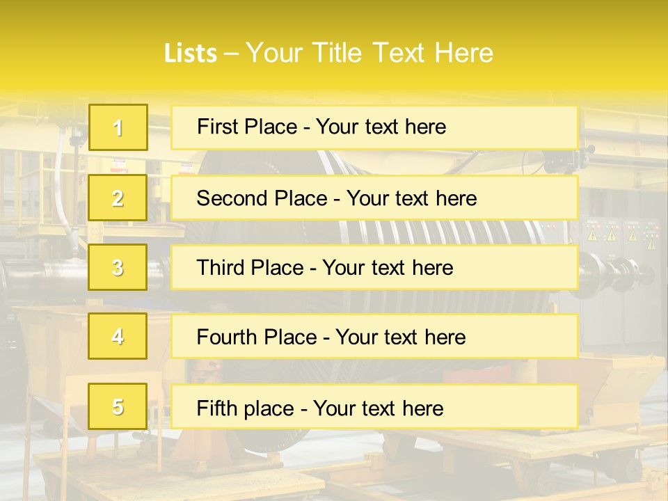 Manufacturing Electricity Technology PowerPoint Template