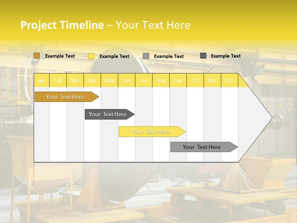 Manufacturing Electricity Technology PowerPoint Template