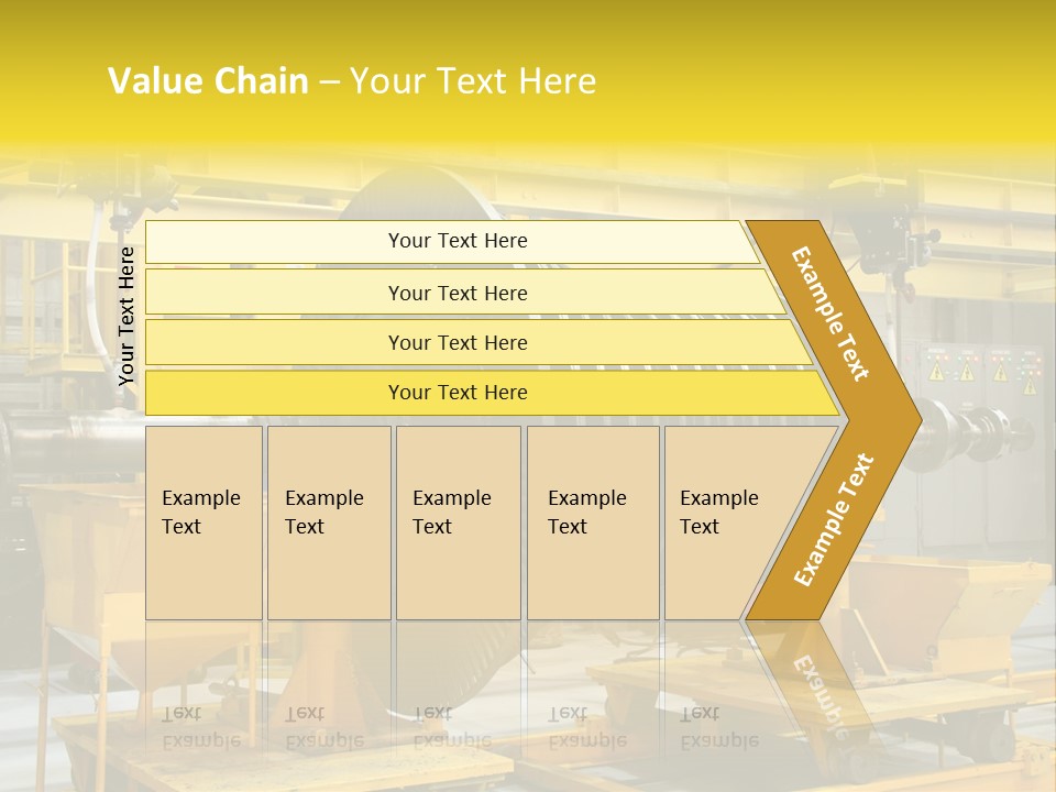 Manufacturing Electricity Technology PowerPoint Template