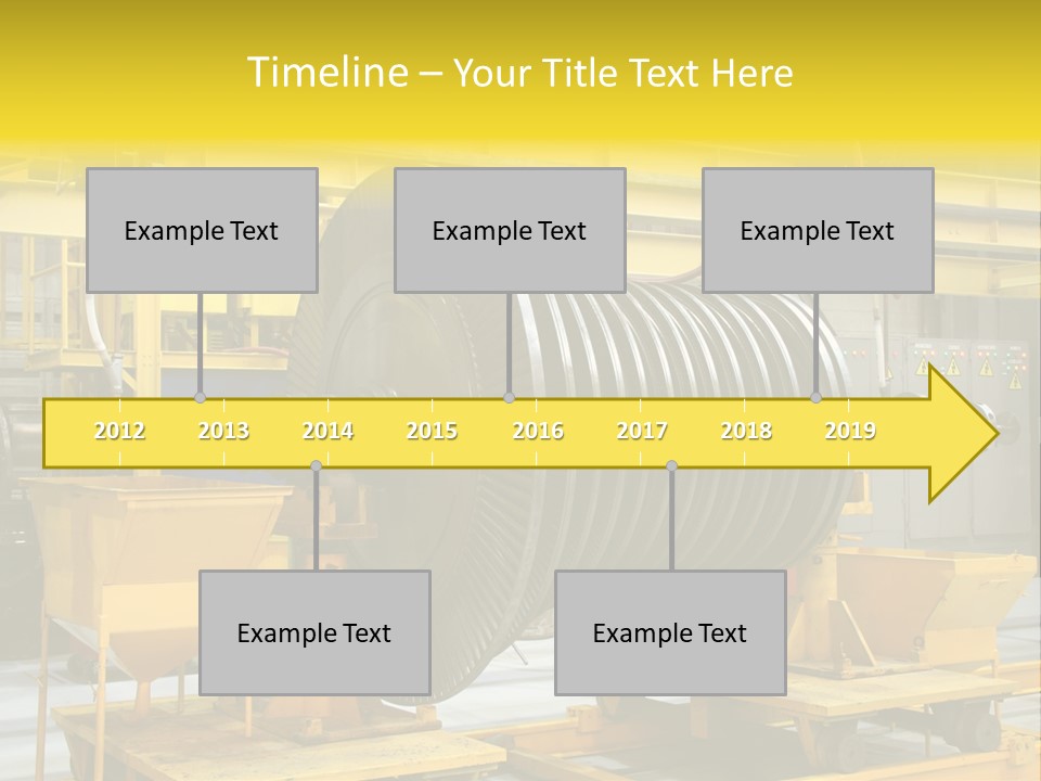 Manufacturing Electricity Technology PowerPoint Template