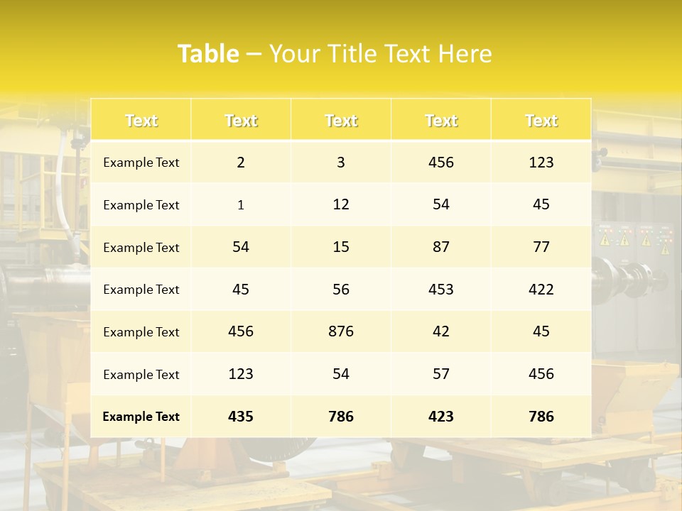 Manufacturing Electricity Technology PowerPoint Template