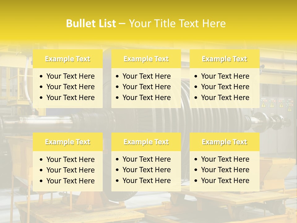 Manufacturing Electricity Technology PowerPoint Template
