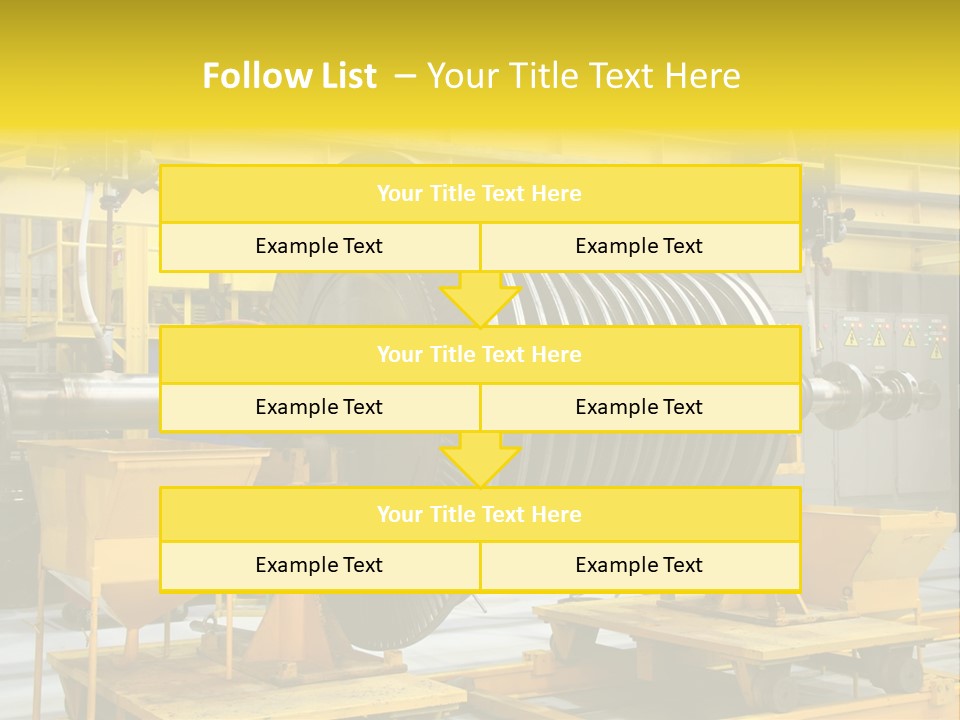 Manufacturing Electricity Technology PowerPoint Template