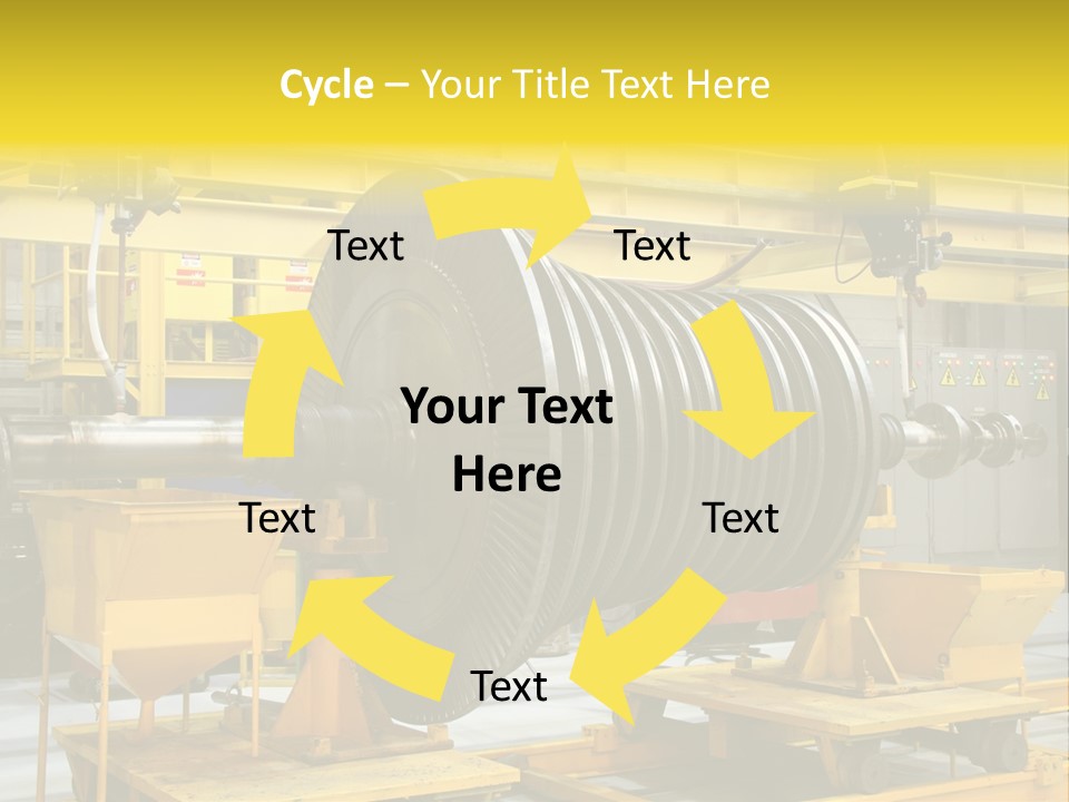 Manufacturing Electricity Technology PowerPoint Template