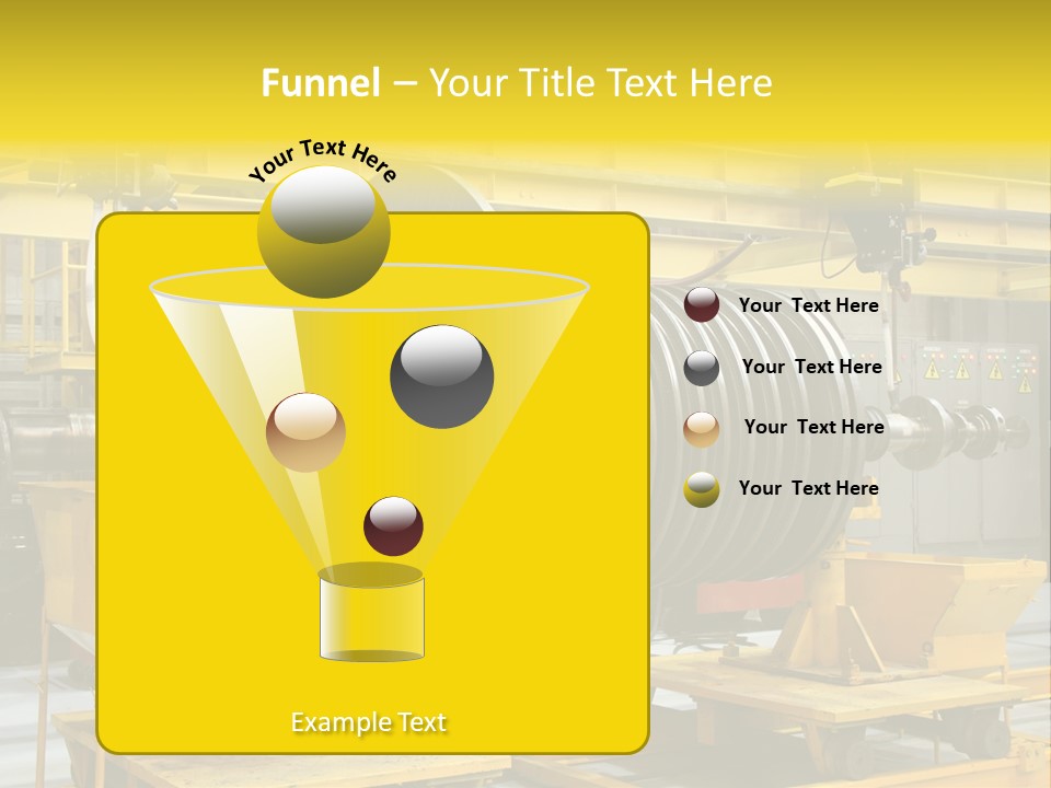 Manufacturing Electricity Technology PowerPoint Template