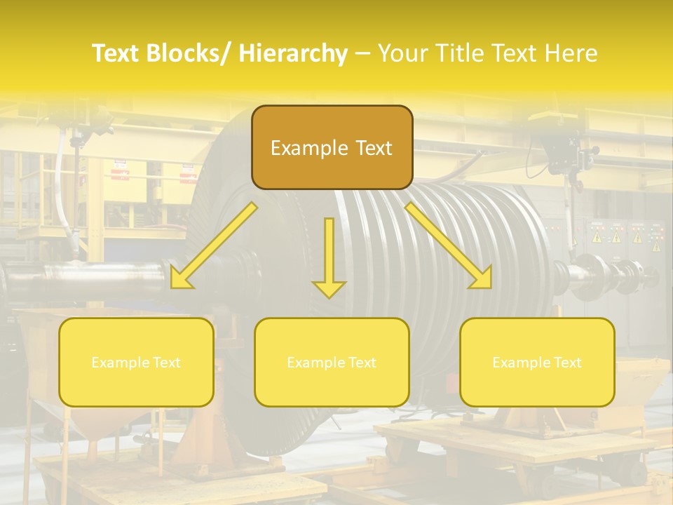 Manufacturing Electricity Technology PowerPoint Template