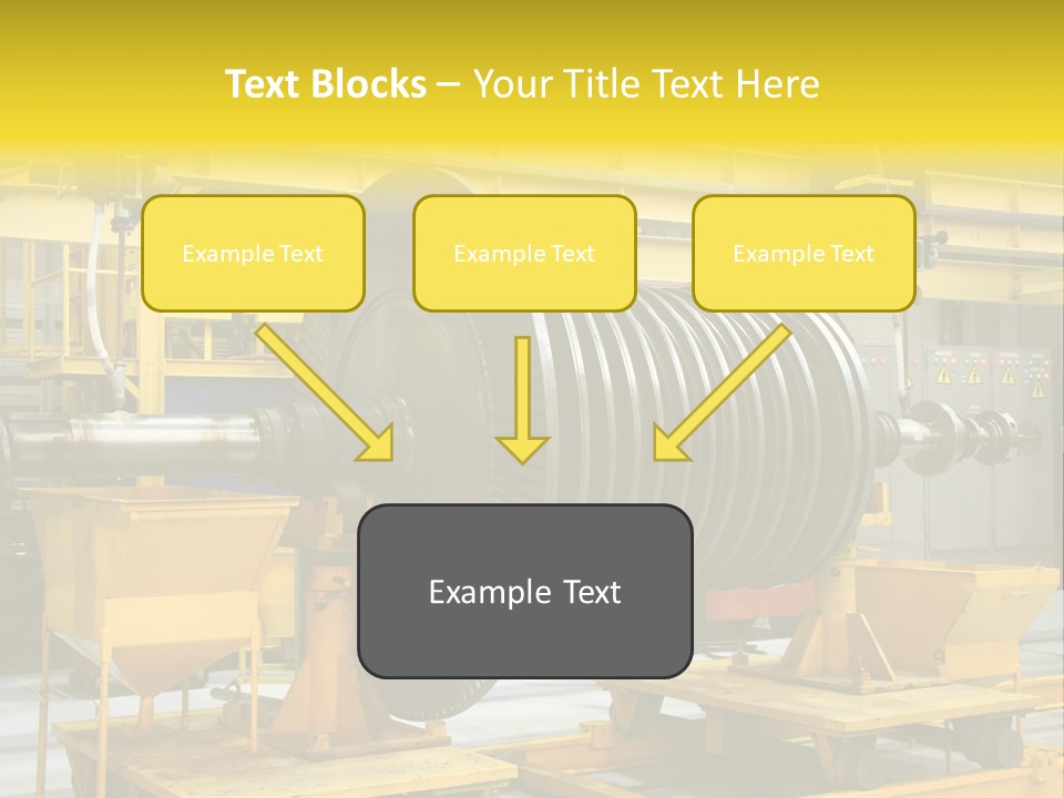 Manufacturing Electricity Technology PowerPoint Template